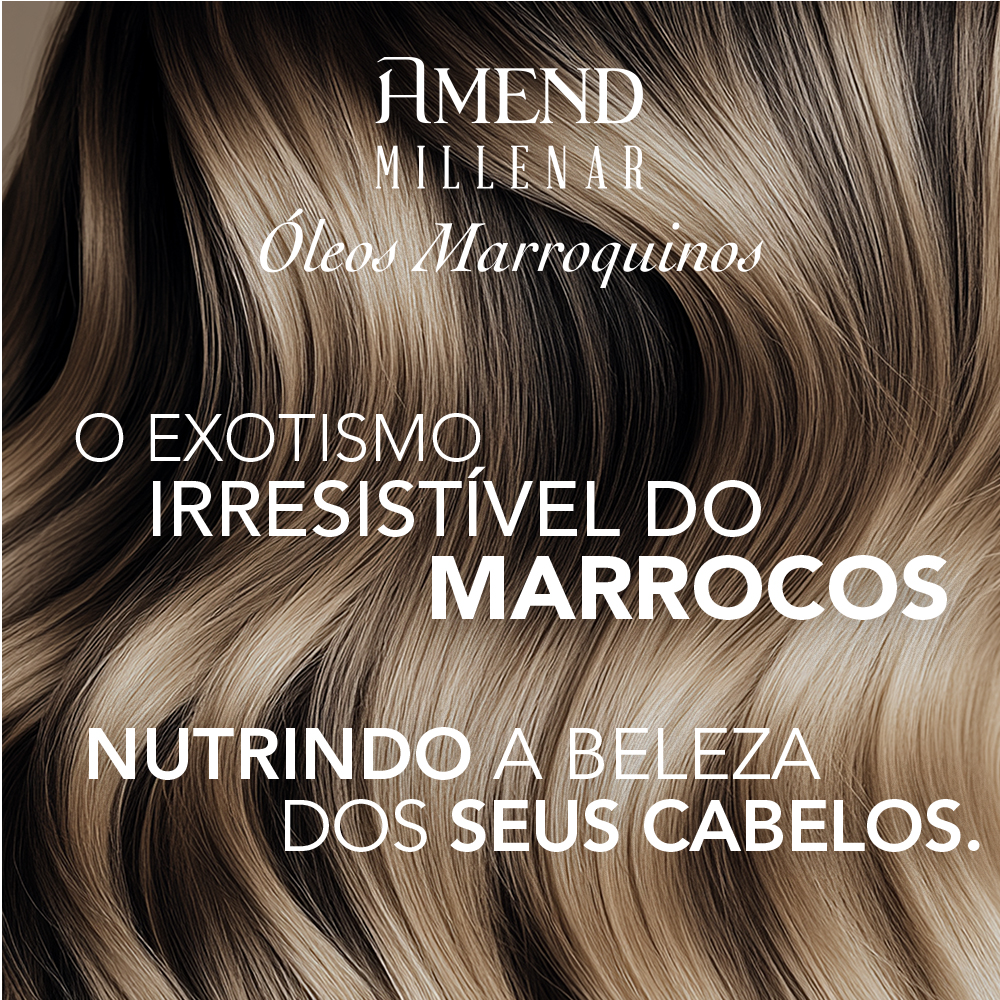 Shampoo Amend Millenar Óleos Marroquinos 300ml image number 4